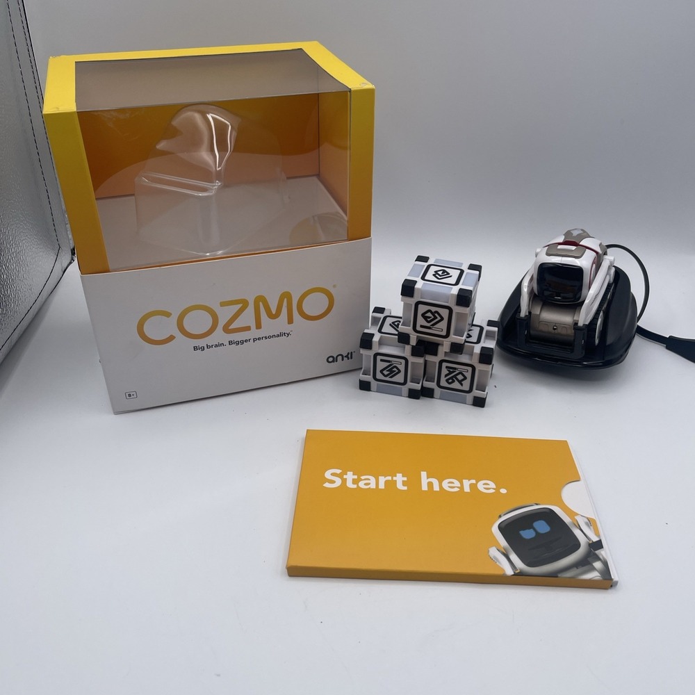 Anki Cozmo Robot Toy With Cubes And Charger New 500mah Battery Read